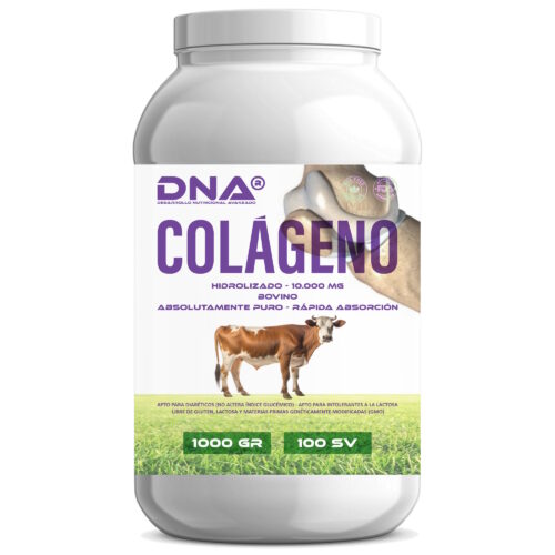 Colágeno Hidrolizado Bovino DNA® - Puro y Sabores - Pote - 1 Kilo