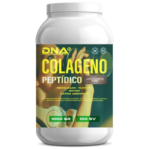 Colágeno Bovino Hidrolizado Peptídico DNA® - Puro y Sabores - Pote - 1 Kilo