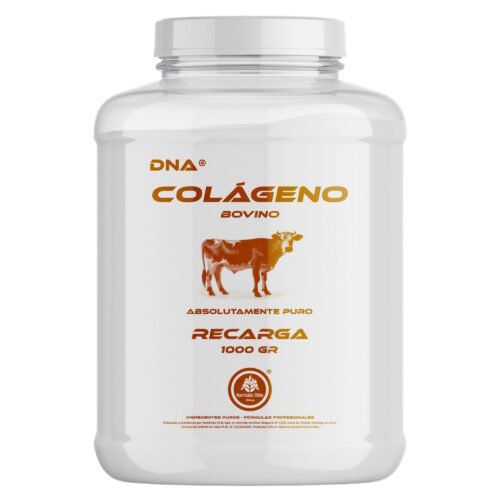 Colágeno Hidrolizado Bovino DNA® - Puro y Sabores - Recarga PET - 1 Kilo
