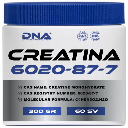 Creatina 6020-87-7 DNA® - Pura y Sabores - Pote - 300 Gramos