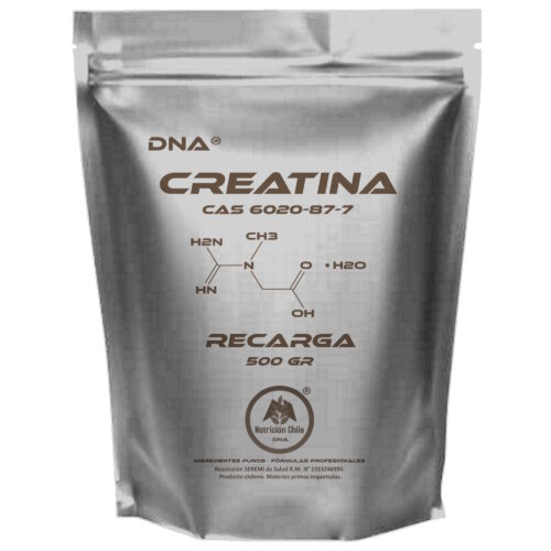 Creatina 6020-87-7 DNA® - Pura y Sabores - Recarga DoyPack - 500 Gramos