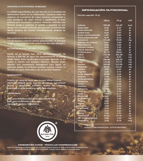 Proteína Dairy Whey DNA® - Esencias Naturales - Pote - 1 Kilo - Imagen 9