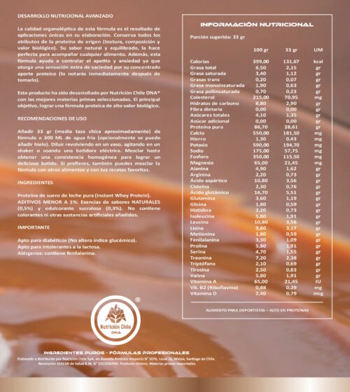 Proteína Dairy Whey DNA® - Esencias Naturales - Pote - 1 Kilo - Imagen 8