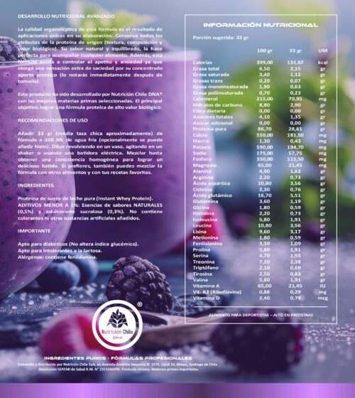 Proteína Dairy Whey DNA® - Esencias Naturales - Pote - 1 Kilo - Imagen 7